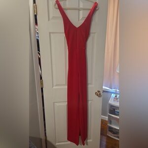 Elegant Red Jumpsuit